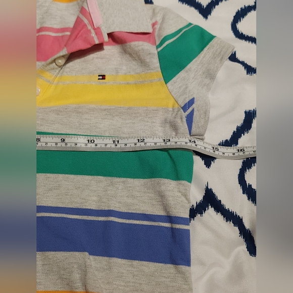 Tommy Hilfiger Kids Polo Shirt. Size l ( 12). Preloved. - Picture 2 of 6